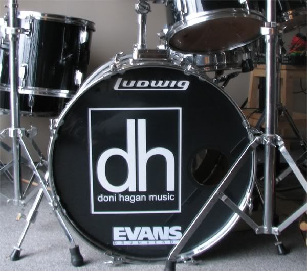 Big Bass Drum Head CUSTOM Decal Sticker up to 23.5" eBay